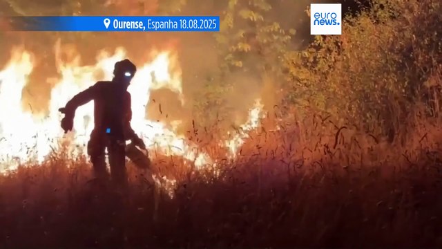 Espanha mobiliza centenas de tropas suplementares para controlar os incêndios florestais