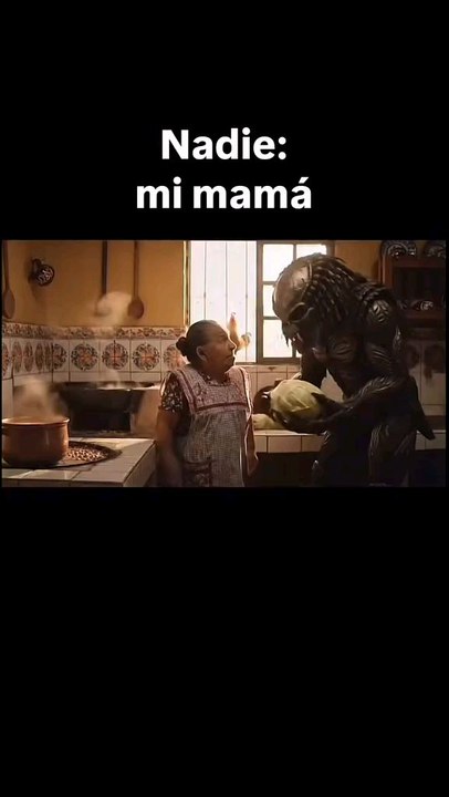 La abuela coco regañando al depredador IA video