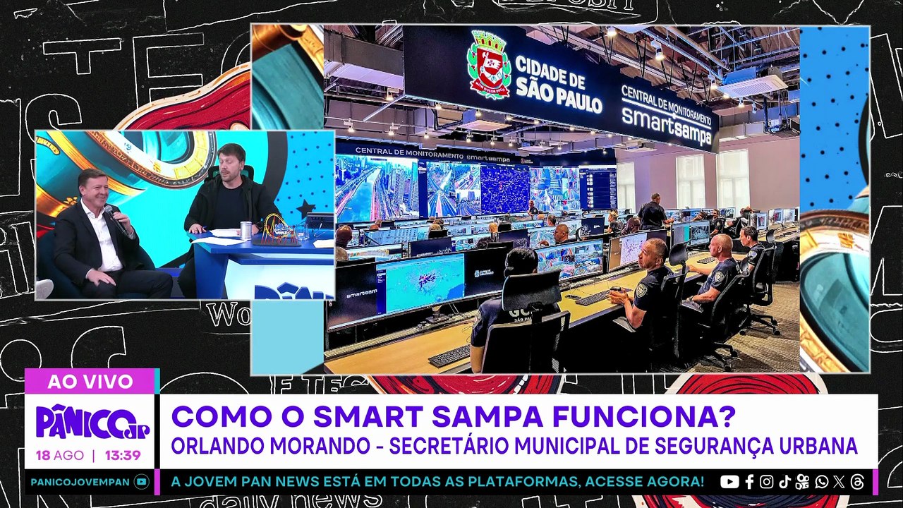 SMART SAMPA TÁ REDUZINDO CRIMES EM SP? ORLANDO MORANDO EXPLICA A TECNOLOGIA