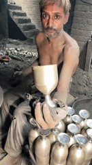 Amazing stainless steel Wine Glass polish process
