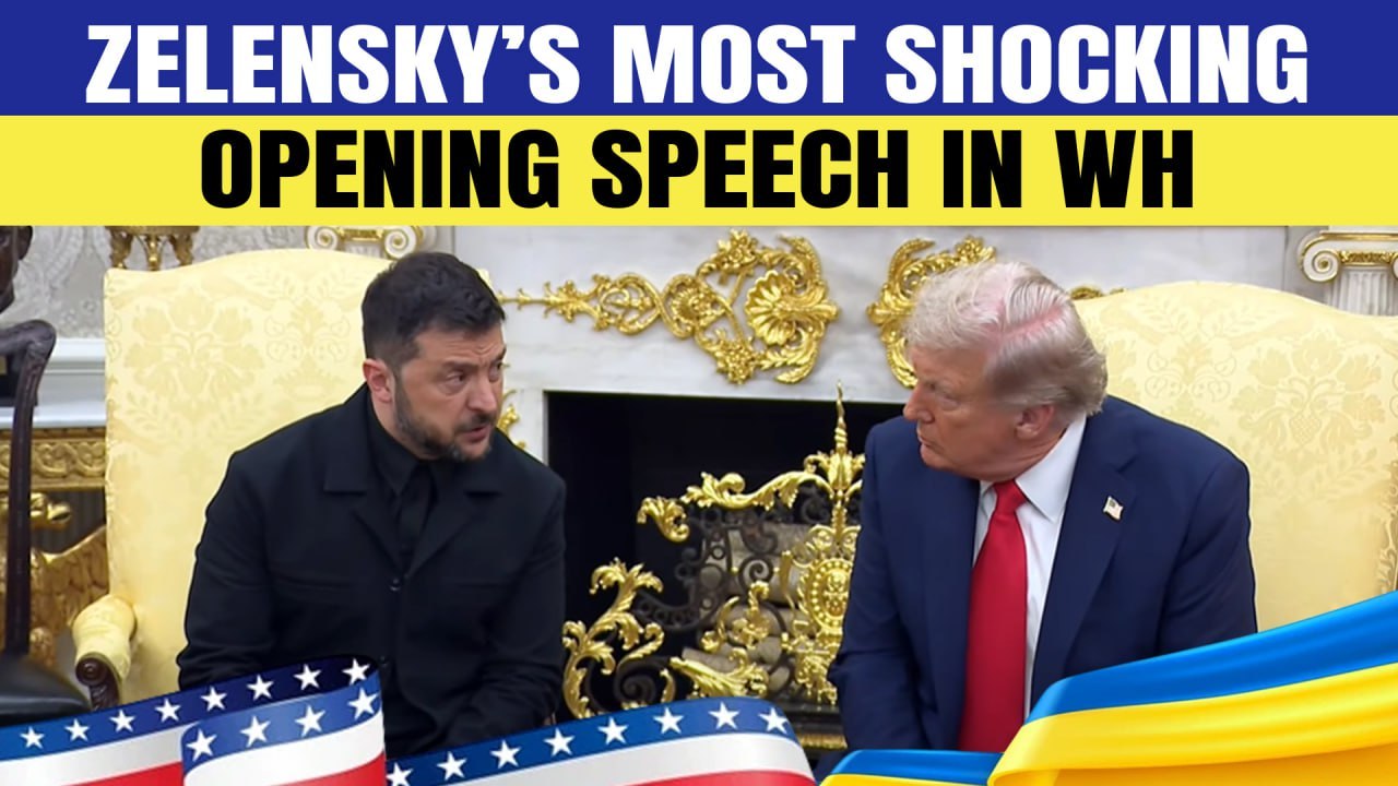 ‘Putin Is A Killer…’ Zelensky’s Most Explosive Opening Speech SHOCKS World | Trump-Zelensky Meet