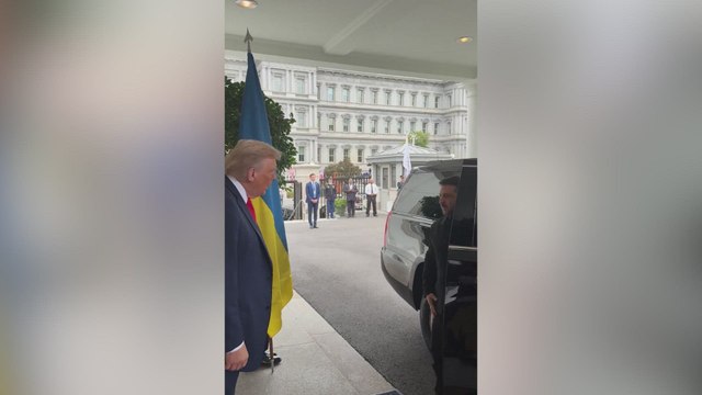 Trump’s Heartwarming Response as Zelensky Exits Car in Suit
