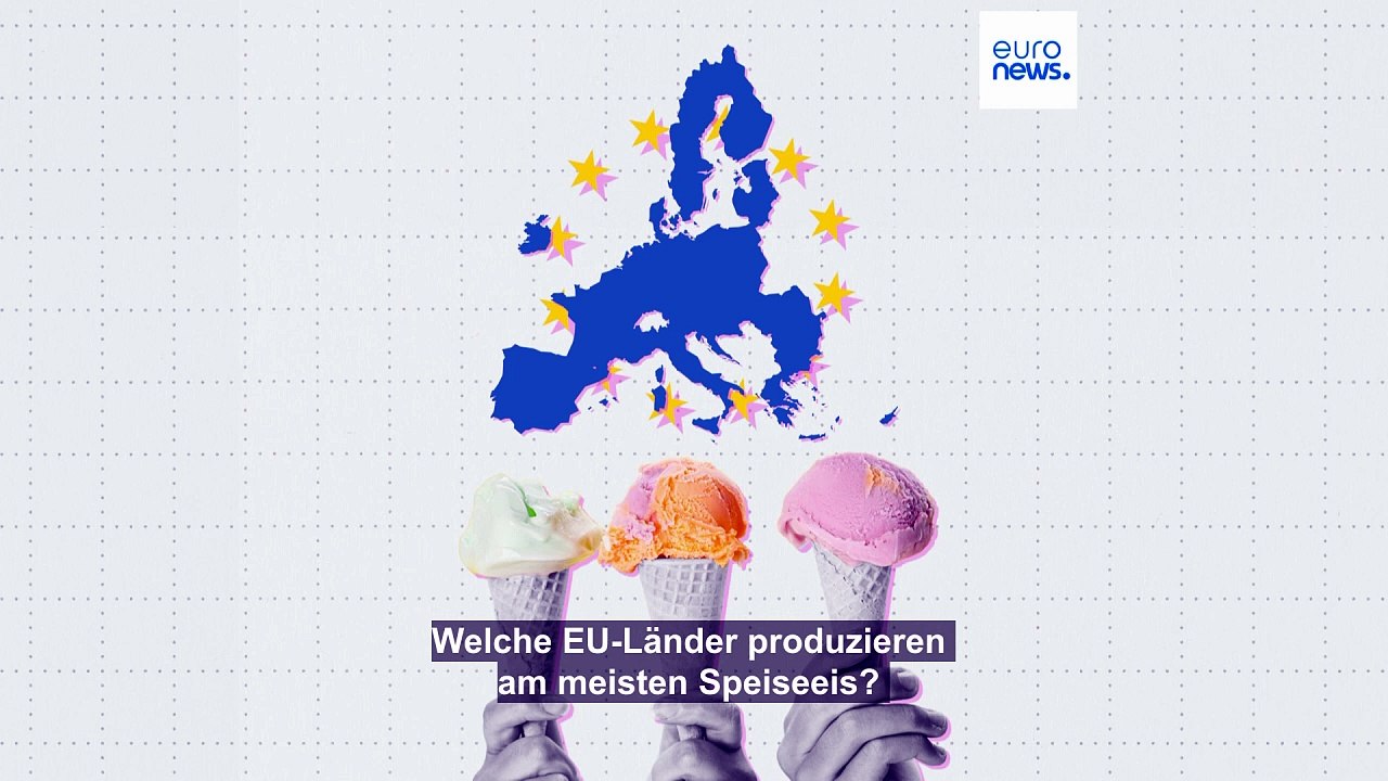Kalte Leckerei: Welche EU-Länder stellen am meisten Speiseeis her?