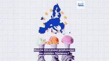 Kalte Leckerei: Welche EU-Länder stellen am meisten Speiseeis her?