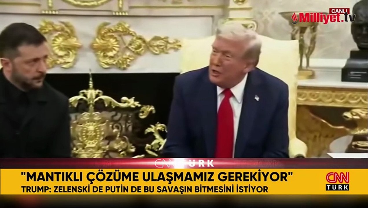 Beyaz Saray'da Trump-Zelenskiy zirvesi: Bu savaş kesinlikle bitecek, üçlü görüşmeye hazırız