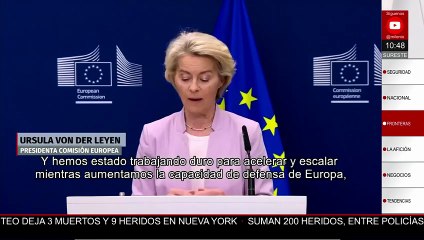 Von der Leyen y Zelensky discuten vías para la paz entre Rusia y Ucrania