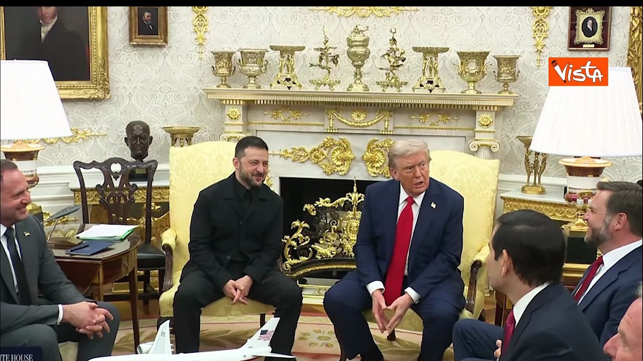 Trump con Zelensky alla Casa Bianca: Abbiamo avuto buone discussioni, progressi sostanziali