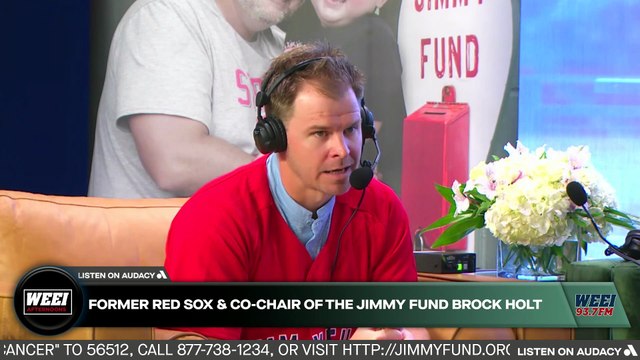 Former Red Sox & Co-Chair of the The Jimmy Fund Brock Holt Joins the 23rd Annual WEEI/NESN Jimmy Fund Radio-Telethon
