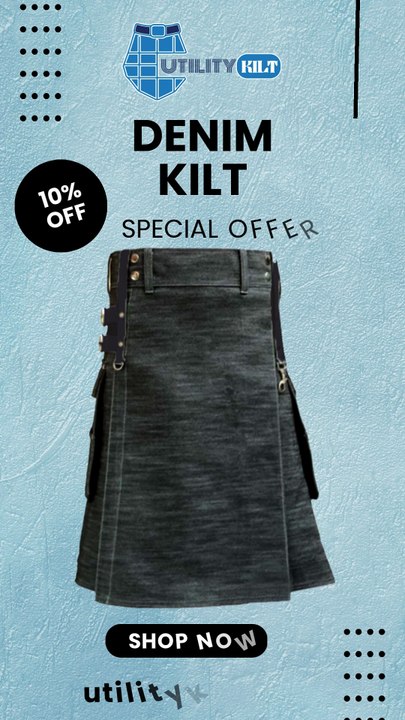 _Denim  KIlt