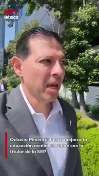 Con el compromiso de fortalecer la educación en México, Octavio Pimentel sostuvo una reunión con la secretaria de la SEP para impulsar mejoras en los planes de estudio del bachillerato.