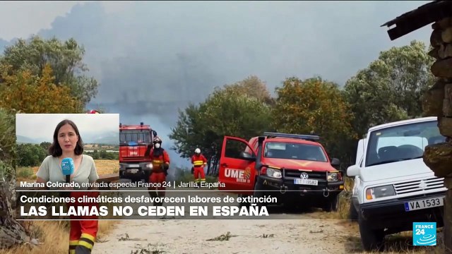 Informe desde Jarilla: condiciones climáticas dificultan trabajo de bomberos en incendios forestales