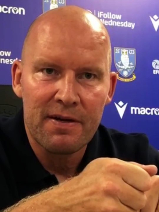 Henrik Pedersen discussing Sheffield Wednesday's Stoke City defeat