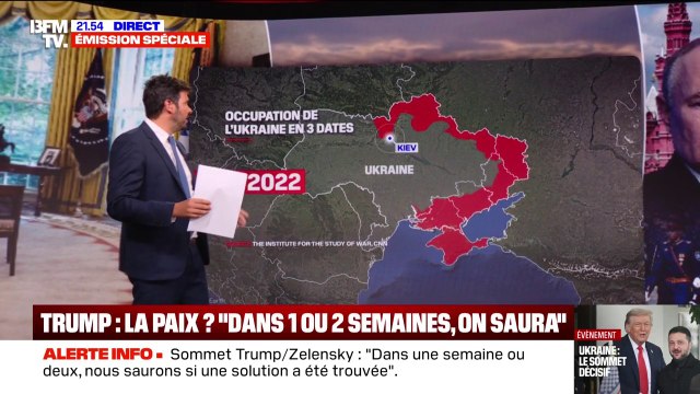 Guerre en Ukraine: l'évolution depuis 2014 des territoires occupés par la Russie