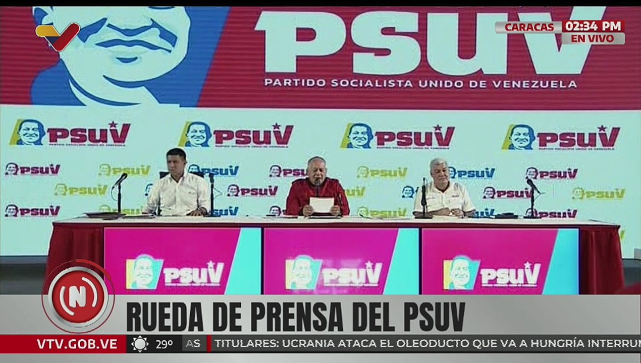 Diosdado Cabello: El 11 y 12 de septiembre tendremos una plenaria del PSUV