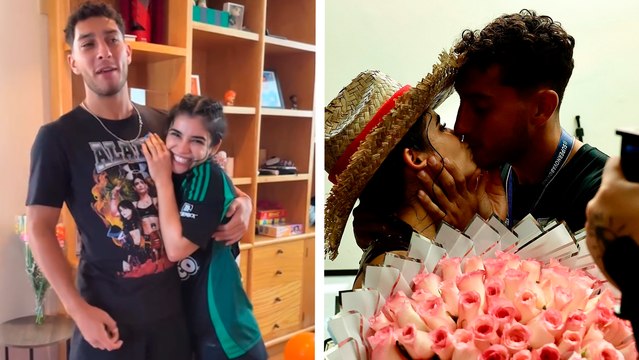 Alana Flores celebra el cumpleaños #26 de Sebastián Cáceres con globos y sorpresas