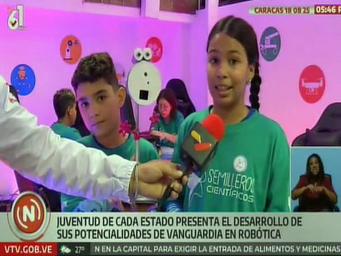 Jóvenes venezolanos demostraron su potencial científico en las Olimpiadas de Robótica Creativa 2025