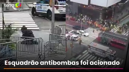 Polícia esvazia Times Square após suspeita de bombas