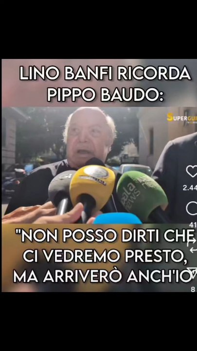in ricordo di Pippo baudo di lino Banfi Carlo Conti rosario fiorello