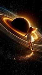 👉 Beautiful Girl Skating on Galaxy 🌌✨ | Cosmic Aesthetic Short | Viral Dailymotion 2025