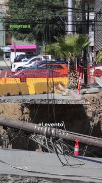 Comerciantes denuncian afectaciones en ventas tras socavón ❌💰