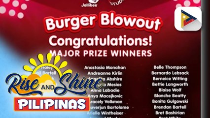 DTI, nangakong iimbestigahan ang mga kahina-hinalang pangalan na nanalo sa “raffle” ng isang fast food restaurant