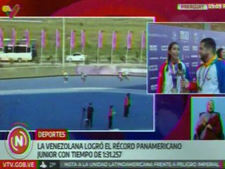 Wilmary Toro sube al podio nuevamente al conquistar plata en los mil metros de patinaje de velocidad