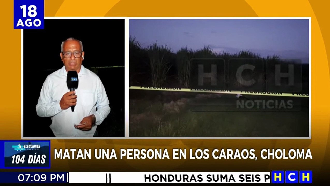 En un cañal fue encontrado el cuerpo de un joven que fue asesinado de varios impactos de bala en Choloma