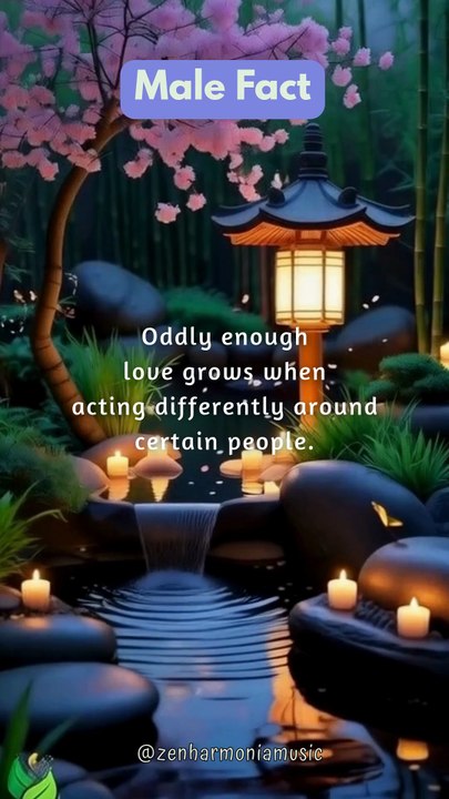 [Male Fact] Love Grow when acting after....