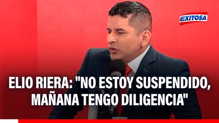 Elio Riera asegura que sí puede ejercer como abogado pese a ser suspendido: "Mañana tengo diligencia"