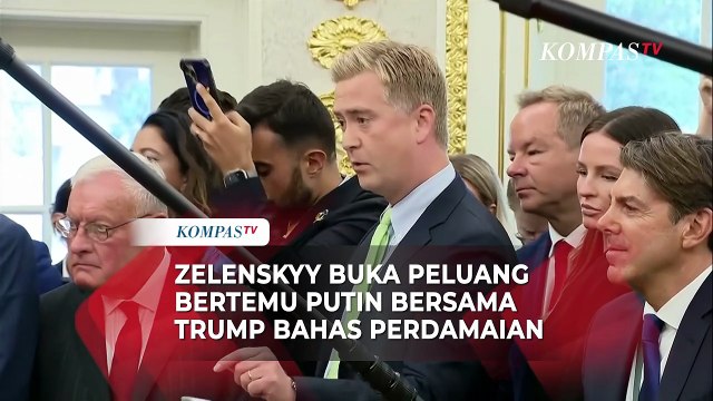 Di Depan Trump, Zelenskyy Siap Bertemu Putin Bahas Perdamaian Ukraina-Rusia