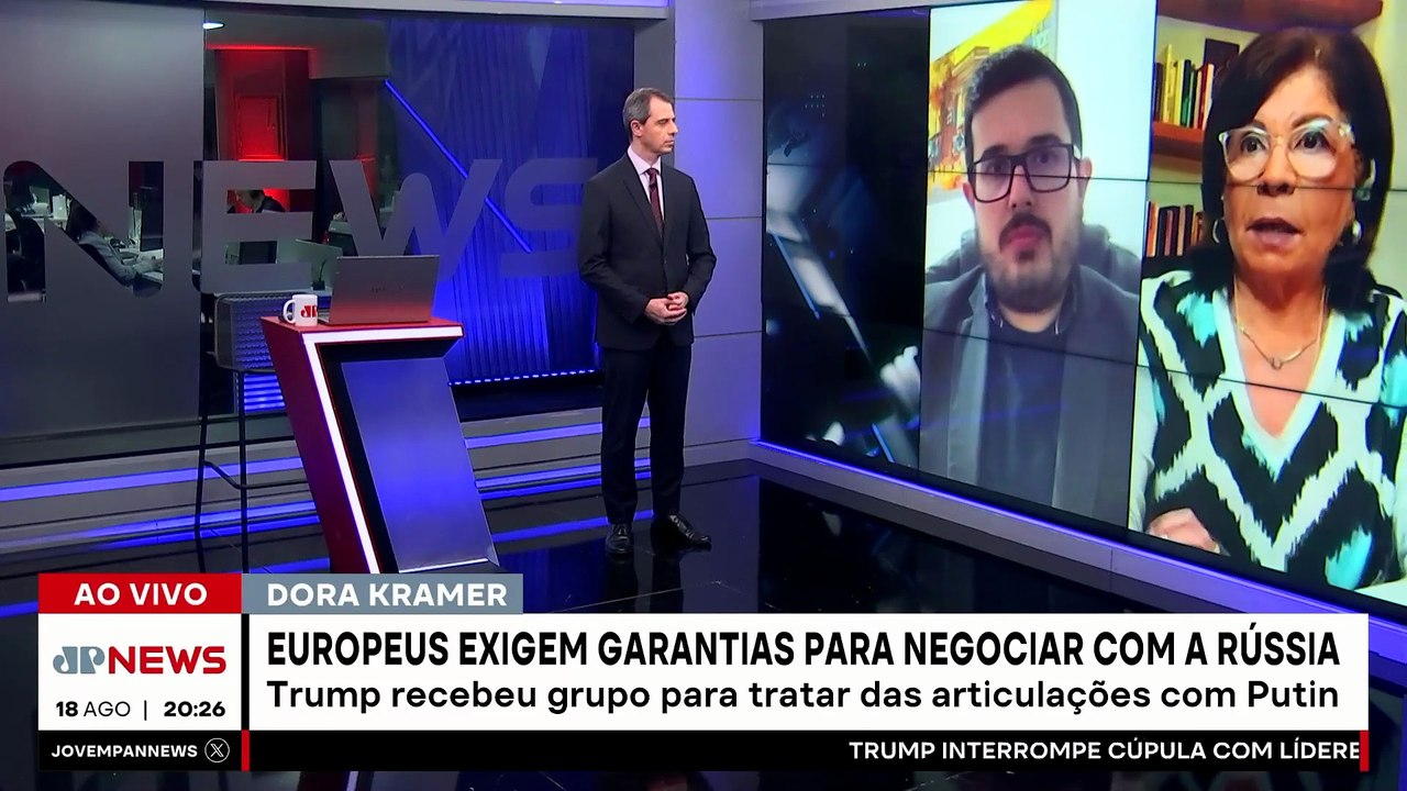 DONALD TRUMP PROPÕE REUNIÃO ENTRE EUA, RÚSSIA E UCRÂNIA | JORNAL JOVEM PAN -  18/08/2025