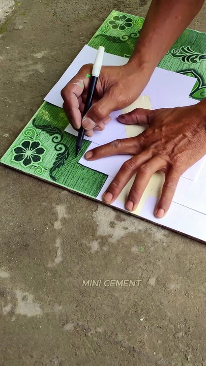 I am proud because many people imitate my method!! Corner Ceramic Cutting Tricks