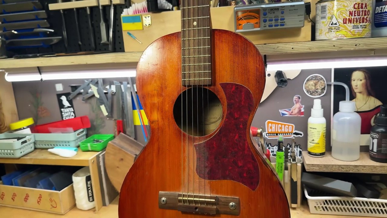 Old Parlor Guitar, Refinish And Repair (Dec 16, 2023) [Tanya Shpachuk]