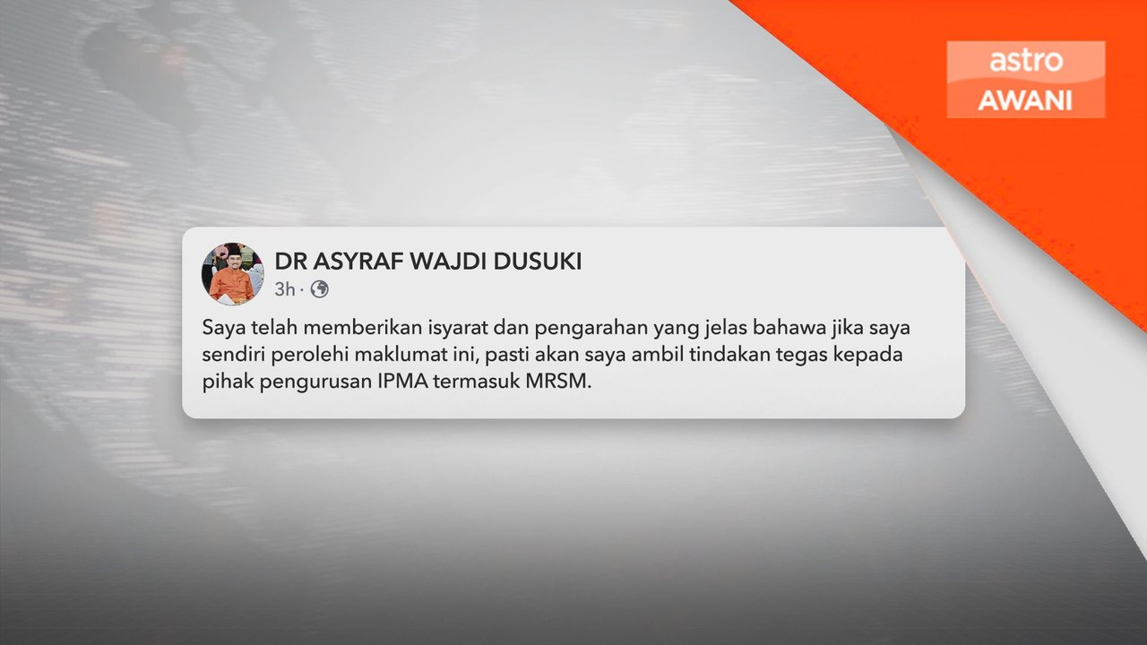 Tindakan tegas, keras pasti diambil jika sembunyikan kes buli di institusi pendidikan MARA - Asyraf Wajdi