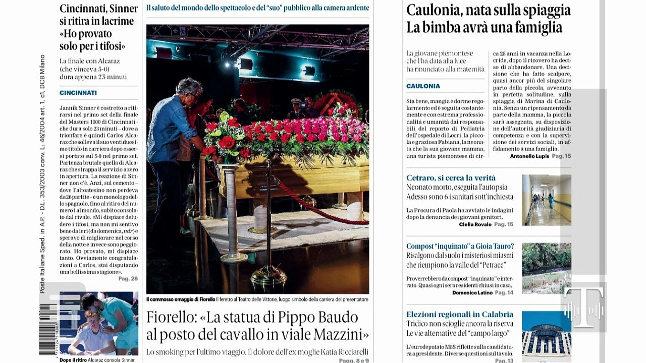 Rassegna stampa Calabria