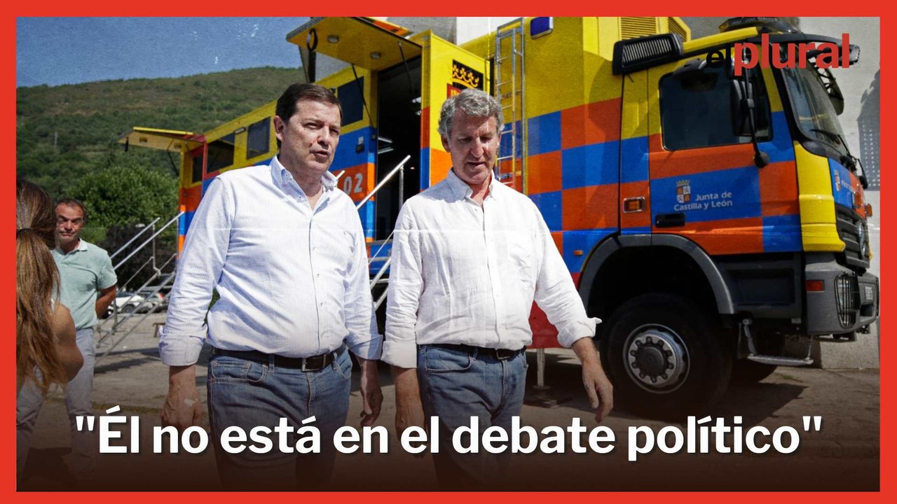 El Gobierno de CyL sale en defensa de Mañueco: "Su principal preocupación es atender los incendios"