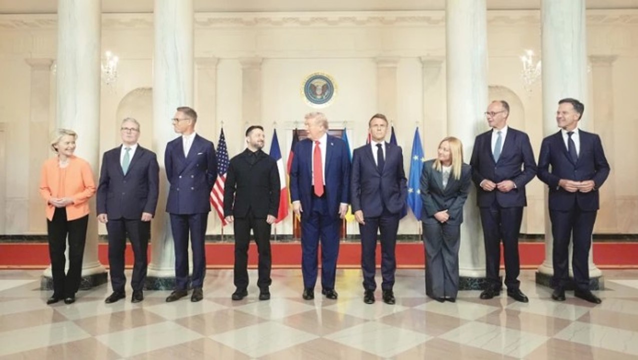 Trump, Zelenski ve AB liderleri Beyaz Saray’da bir araya geldi