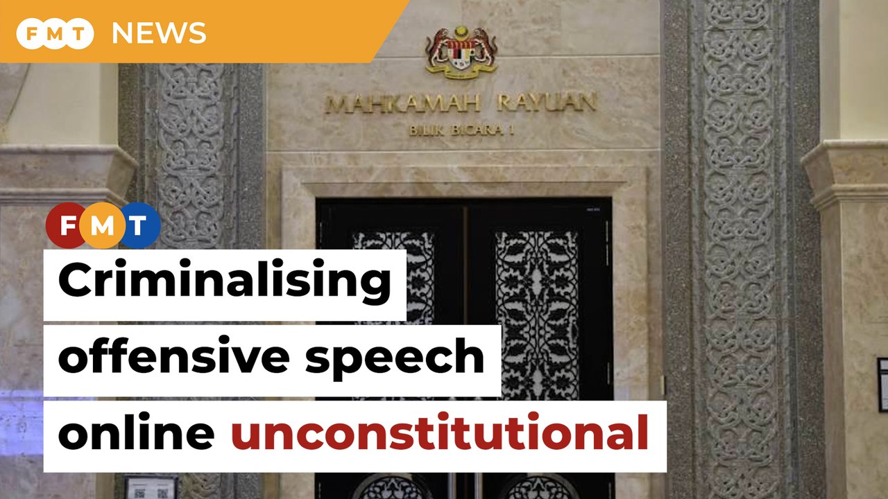 Unconstitutional to criminalise offensive speech made online, rules court