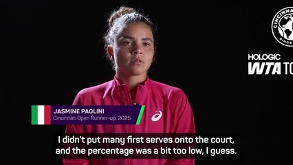 Paolini still positive despite Cincinnati Open final loss to Swiatek