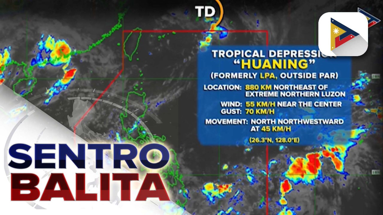 Bagyong #HuaningPH, lumabas na ng PAR; LPA na inaasahang papasok ng PAR, posibleng maging bagyo ayon sa PAGASA
