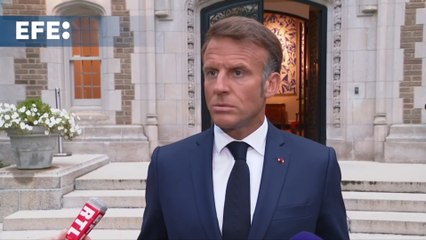Macron asegura tener "grandes dudas" sobre la "voluntad de paz" de Putin