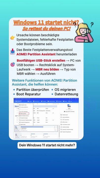 👉 Windows 11 startet nicht? So bringst du deinen PC sofort zurück!