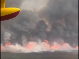 El vídeo del 43 Grupo del Ejército del Aire sobre el impresionante fuego en Almanza