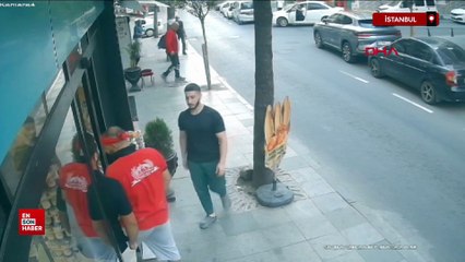 İstanbul'da pastaneden çıkan kadını taciz ettiği öne sürülen kişiyi fırıncı yumrukladı