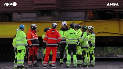 Svezia, storica chiesa spostata per l'espansione di una miniera