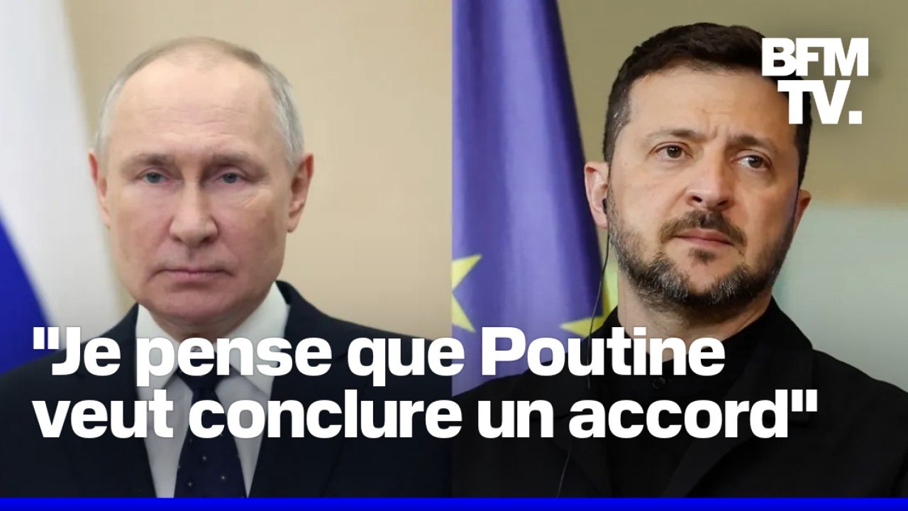 Ukraine: une rencontre entre Vladimir Poutine et Volodymyr Zelensky aura lieu "dans les prochains jours"