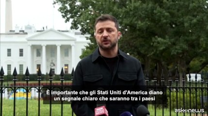 Zelensky: da Usa "segnale chiaro" su garanzie di sicurezza