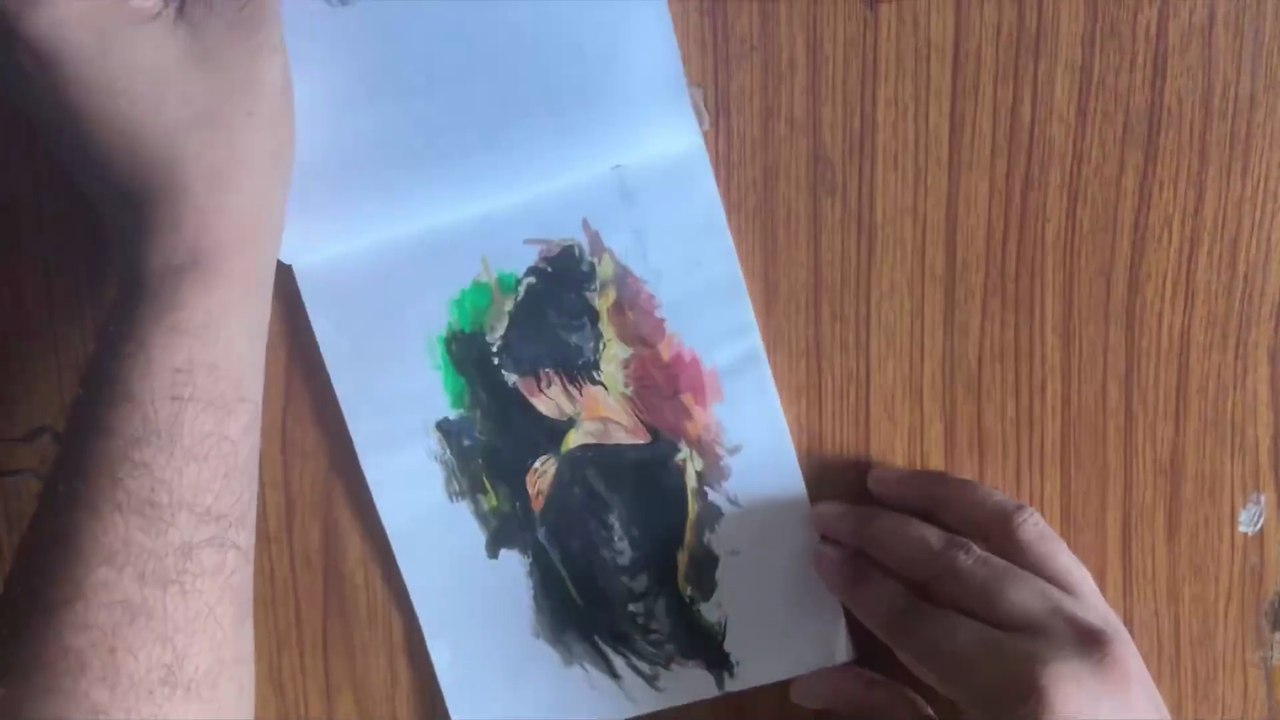 Beautiful Flower Acrylic Painting Timelapse Art on Paper
