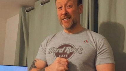 Man’s face meets flying cork while opening a bottle of Buck’s Fizz