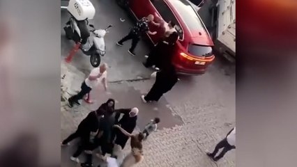 Komşular arasında park yeri kavgası